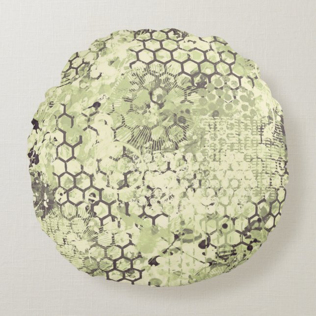 Sage Odyssey Round Cushion (Front)
