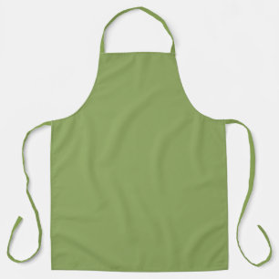 Sage Olive Green Solid Colour  Apron