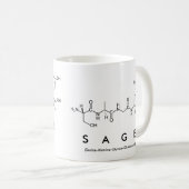 Sage peptide name mug (Front Right)