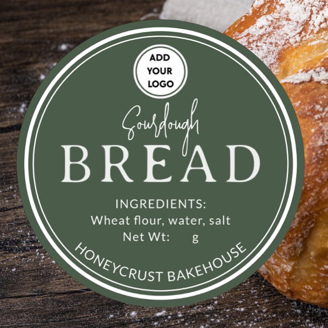 Sage Pine Bakery Sourdough Bread Logo Sticker (Creator Uploaded)