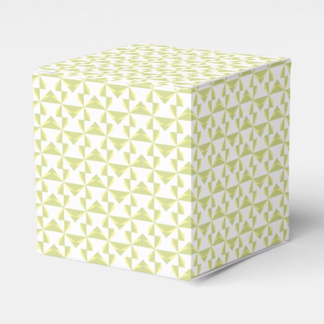 Sage Pinwheels Favour Box (Front Side)
