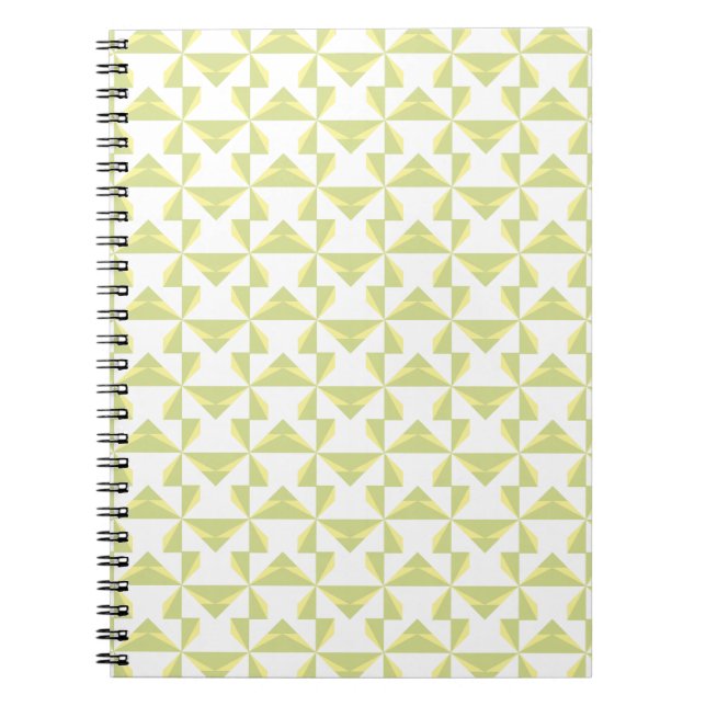 Sage Pinwheels Notebook (Front)