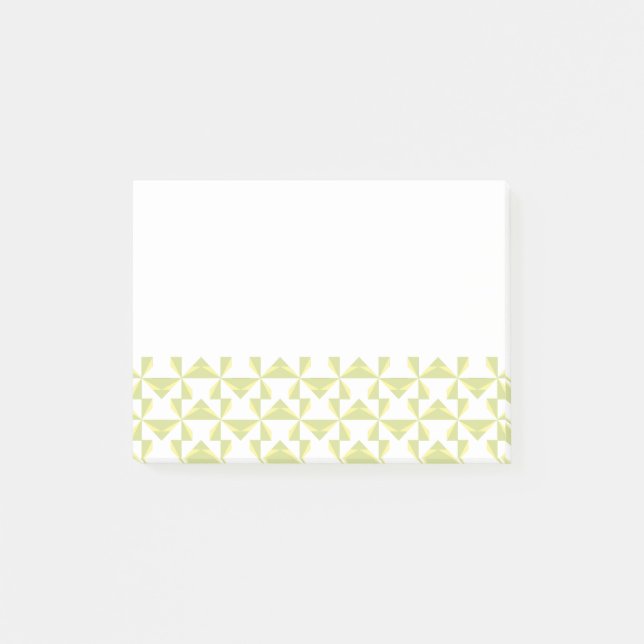 Sage Pinwheels Post-it Notes (Front)