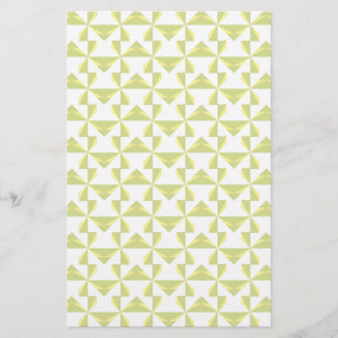 Sage Pinwheels Stationery