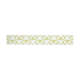 Sage Pinwheels Wraparound Address Label