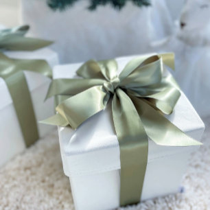 sage Ribbon Satin Ribbon