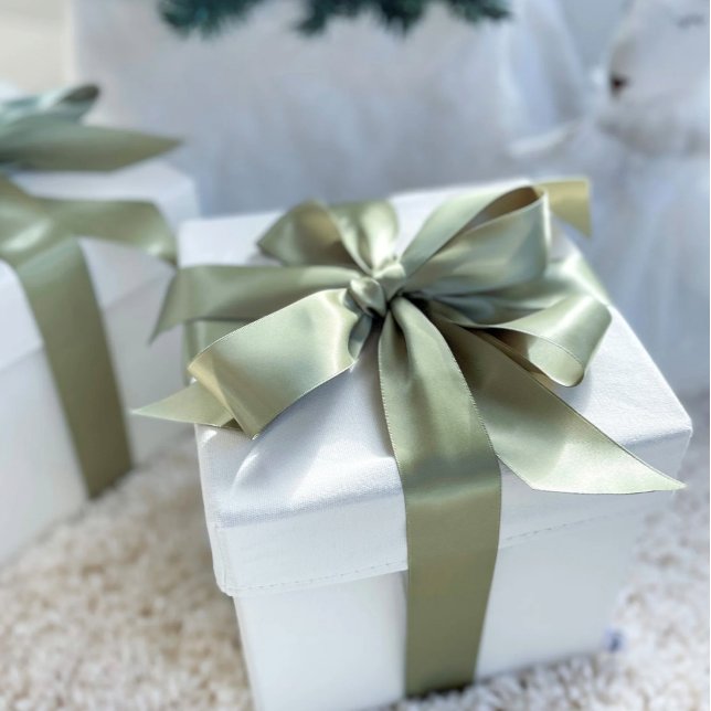 sage Ribbon Satin Ribbon (Creator Uploaded)