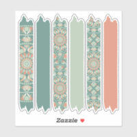 Sage & Sand Retro Cheer Mandala Pattern Washi Tape
