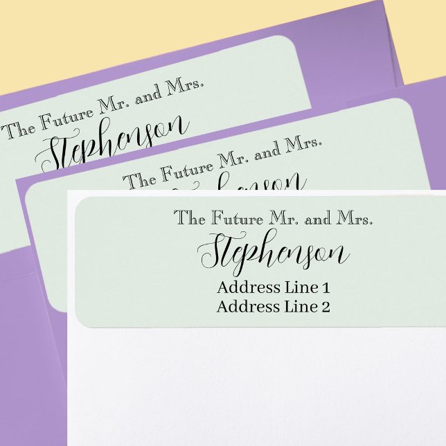 Sage Save The Date Custom Name Return Address (Creator Uploaded)