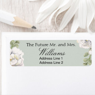 Sage Save The Date Custom Name Return Address
