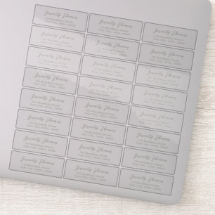 Sage script transparent return address label