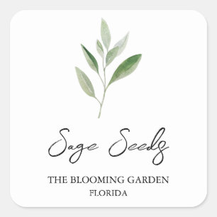Sage Seeds label