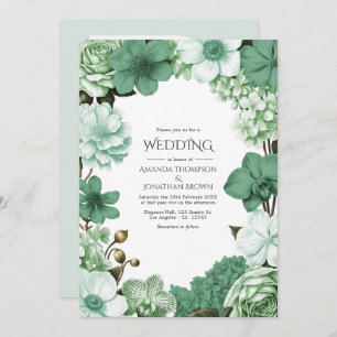 Sage Silver, Eucalyptus Drift & Snowdrop Mint Invitation