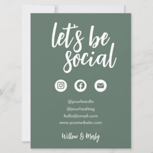 Sage Social Media Small Business sign
