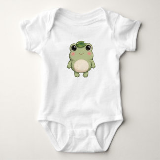 Sage the Frog Baby Bodysuit — Cute Woodland Animal