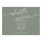 SAGE Wedding Shuttle Service Sign