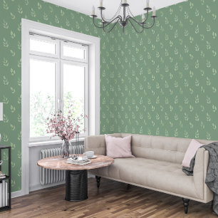 Sageleaf Serenity Watercolor Botanical Wallpaper