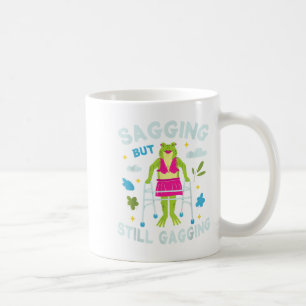 Sagging But Still Gagging Frog Funny Cringe Meme A Coffee Mug