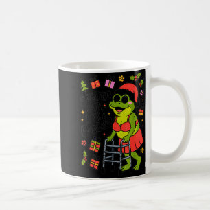 Sagging But Still Gagging Funny Christmas Frog Hol Coffee Mug