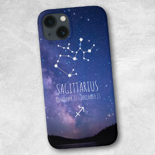 Saggitarius   Personalised Zodiac Constellation iPhone 13 Case