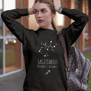 Saggitarius Personalised Zodiac Constellation Sweatshirt