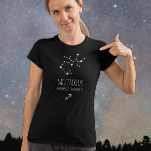 Saggitarius   Personalised Zodiac Constellation T-Shirt