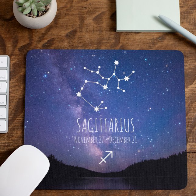 Saggitarius | Personalized Zodiac Constellation Mouse Mat (Creator Uploaded)