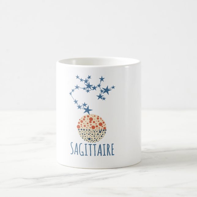 Sagittaire signe astrologique coffee mug (Center)
