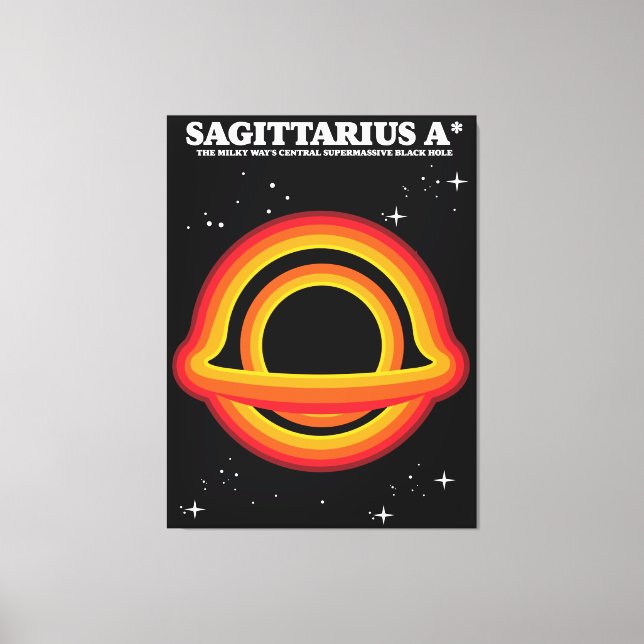 Sagittarius A* Canvas Print (Front)