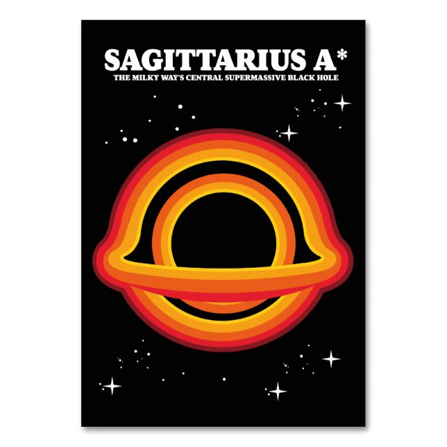 Sagittarius A* Table Number (Front)