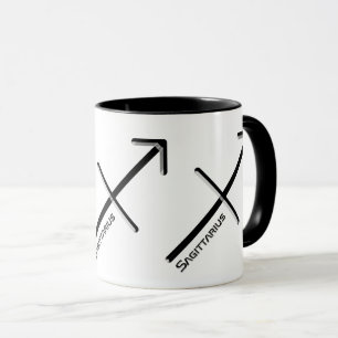 SAGITTARIUS, Abstract Design of the Zodiac Sign,  Mug
