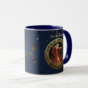 Sagittarius Archer Zodiac Symbol For Her Mug