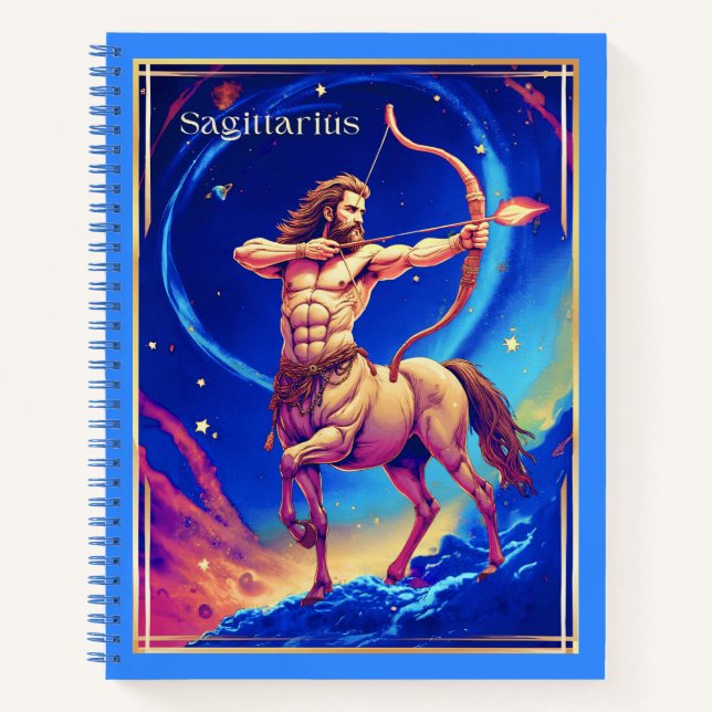 Sagittarius as the Celestial Archer Journal (Front)