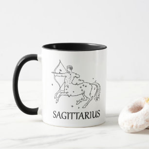 Sagittarius Astrology Constellation And Traits Mug