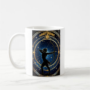 Sagittarius astrology sign coffee mug