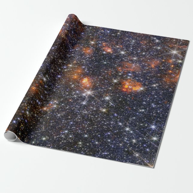 Sagittarius B2 Molecular Cloud Wrapping Paper (Unrolled)