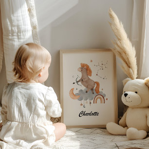Sagittarius Baby - For Your Little Archer Zodiac  Poster