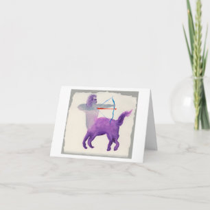 Sagittarius Birthday Card