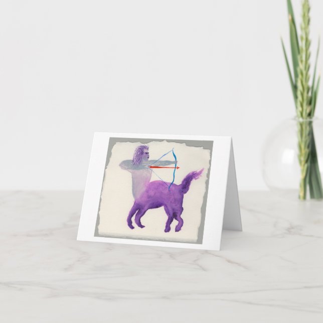 Sagittarius Birthday Card (Front)