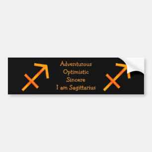 Sagittarius Bumper Sticker