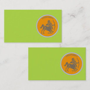 Sagittarius Business Card