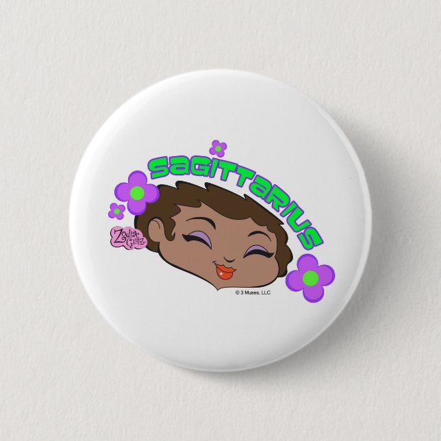 Sagittarius Button (Front)