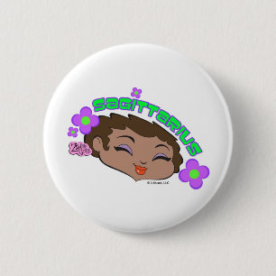 Sagittarius Button