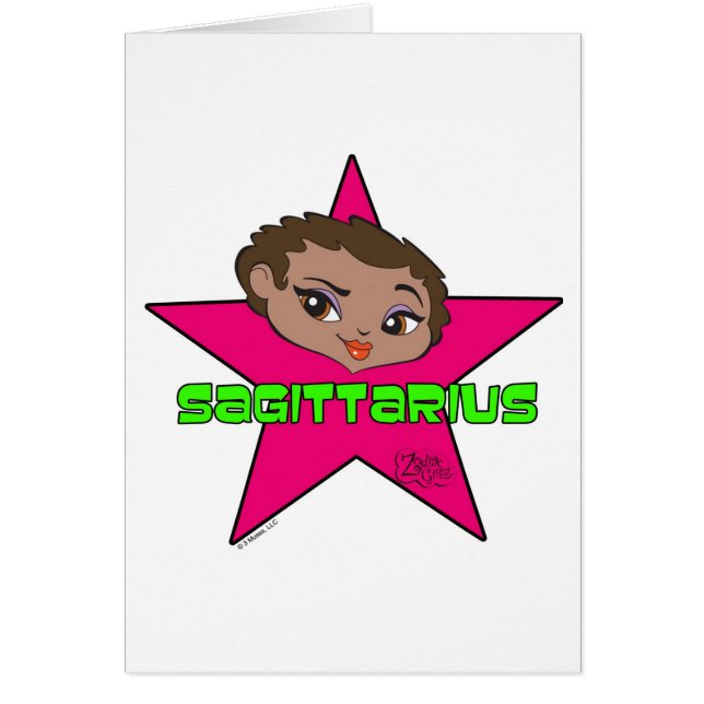 Sagittarius Card (Front)