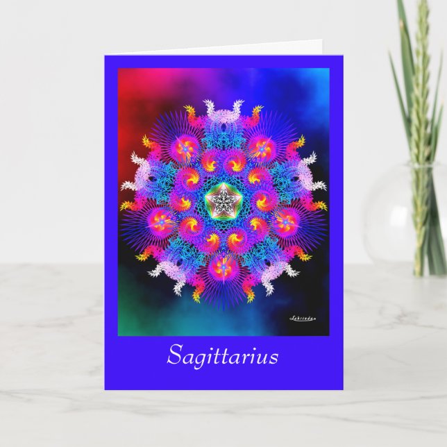 Sagittarius Card (Front)
