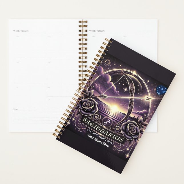 Sagittarius “Chasing Horizons” Planner  (Display)