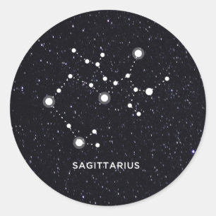 Sagittarius Classic Round Sticker