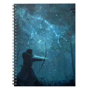 Sagittarius Constellation Archer Notebook