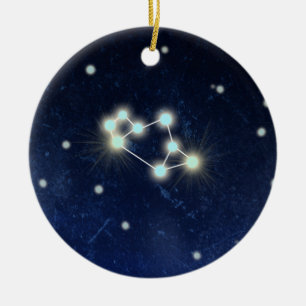 Sagittarius Constellation   Custom Name Ceramic Tree Decoration