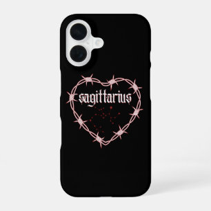 Sagittarius Constellation Gothic Edgy Birthday iPhone 16 Case